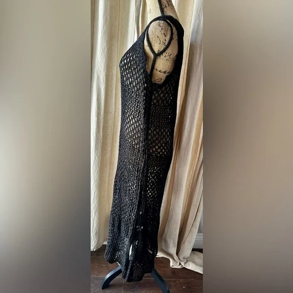 Mudpie Crocheted Maxi Dress NWT - Picture 5 of 12